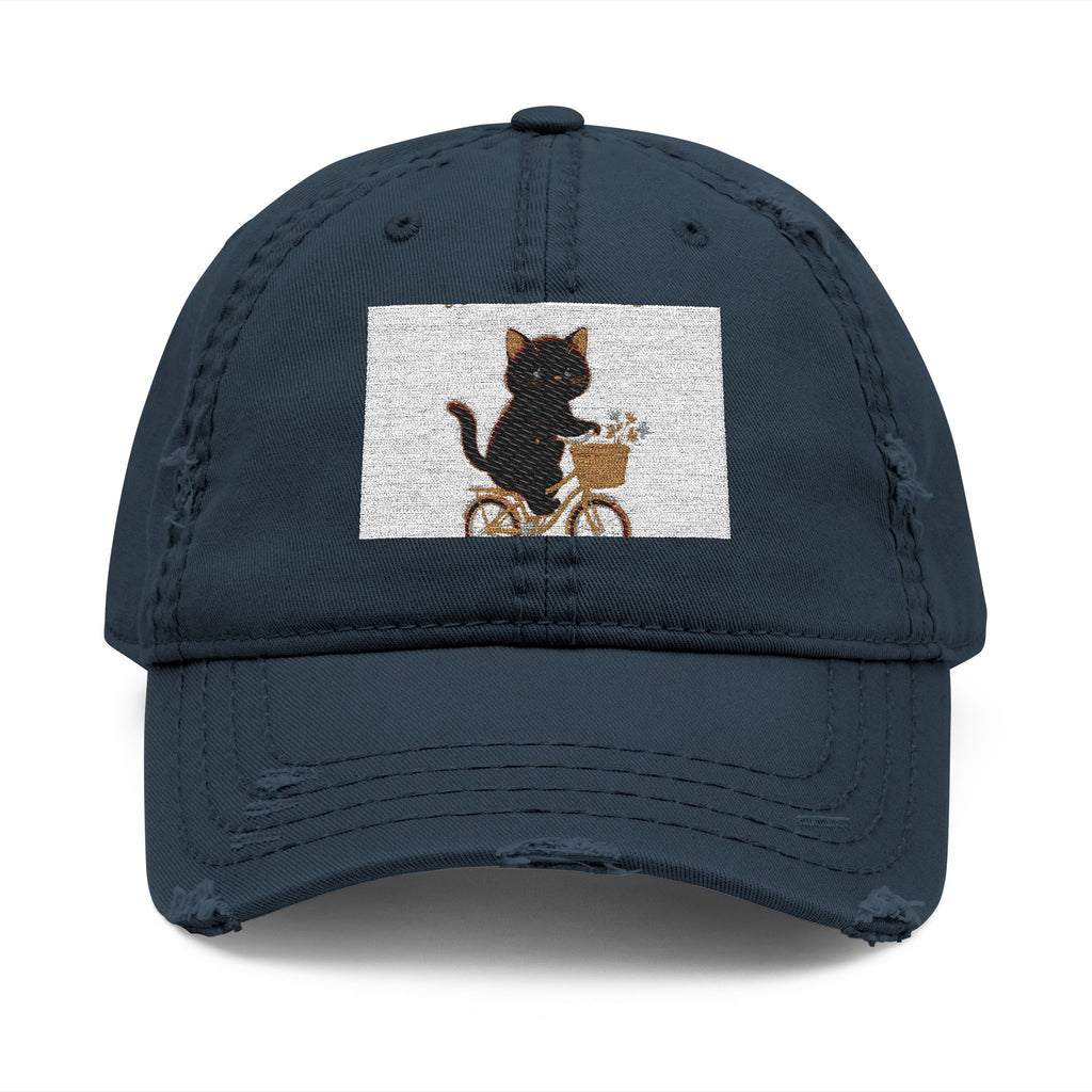 "Life Behind Bars" Black Cat Dad Hat | College Girl Gift | Fashion | KayKay Classics