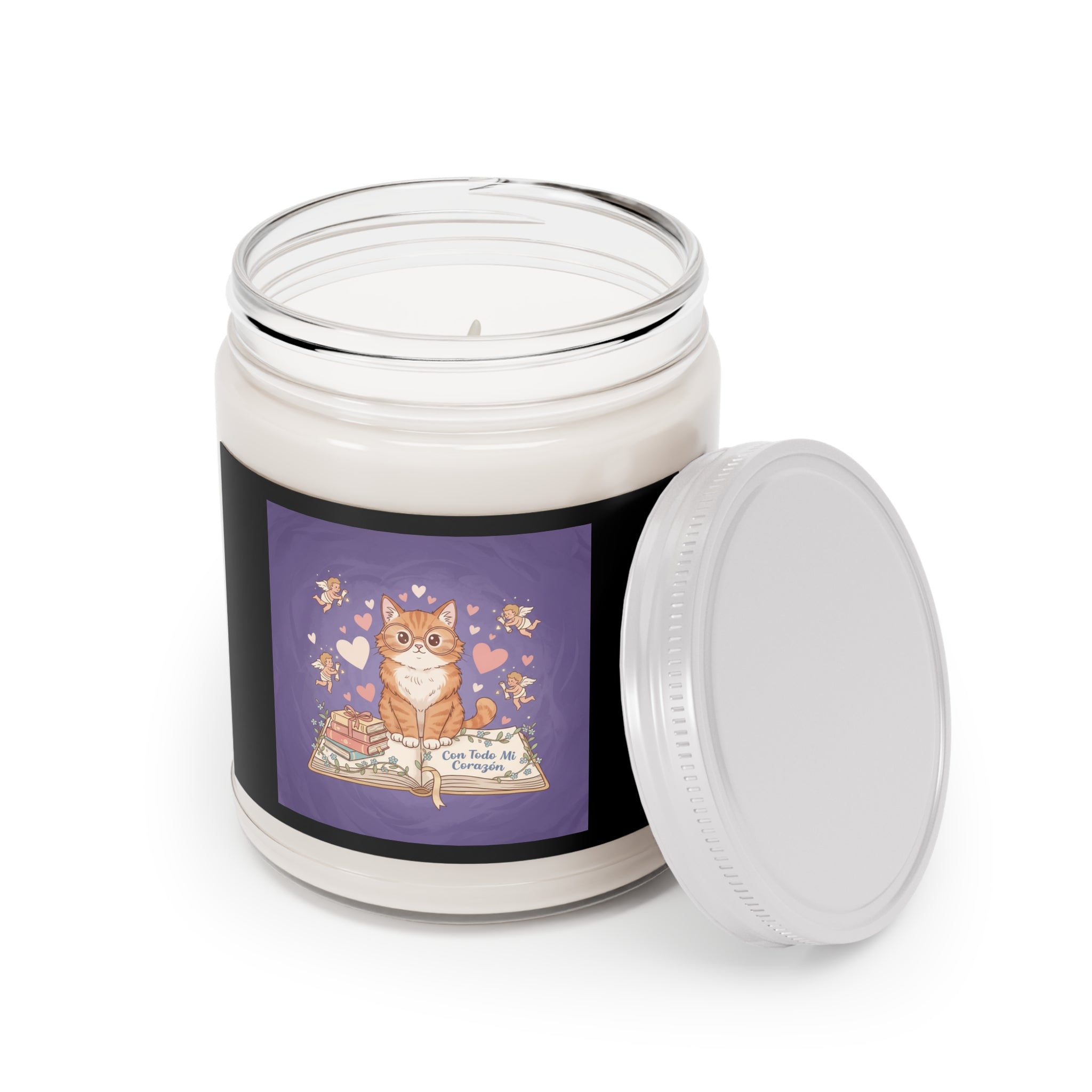 Con Todo Mi Corazón Cat Scented Candle