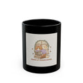 MAKING MY DREAMS HAPPEN Cat Black Mug 11oz