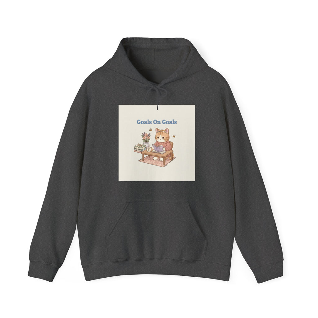 Goals On Goals Cat Hoodie