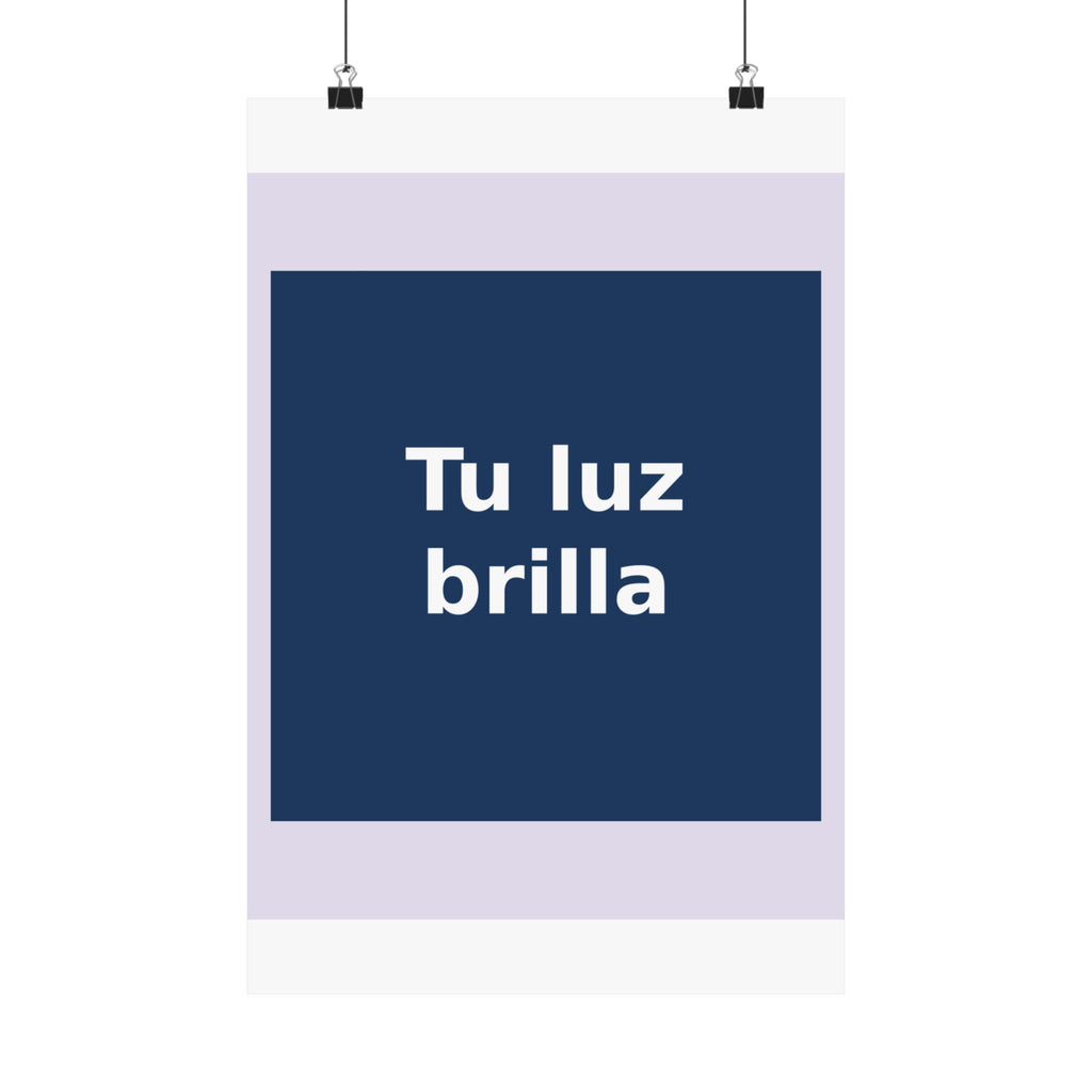"Tu luz brilla" Black Cat Poster | Trendy Gift for Her | Lifestyle | KayKay Classics