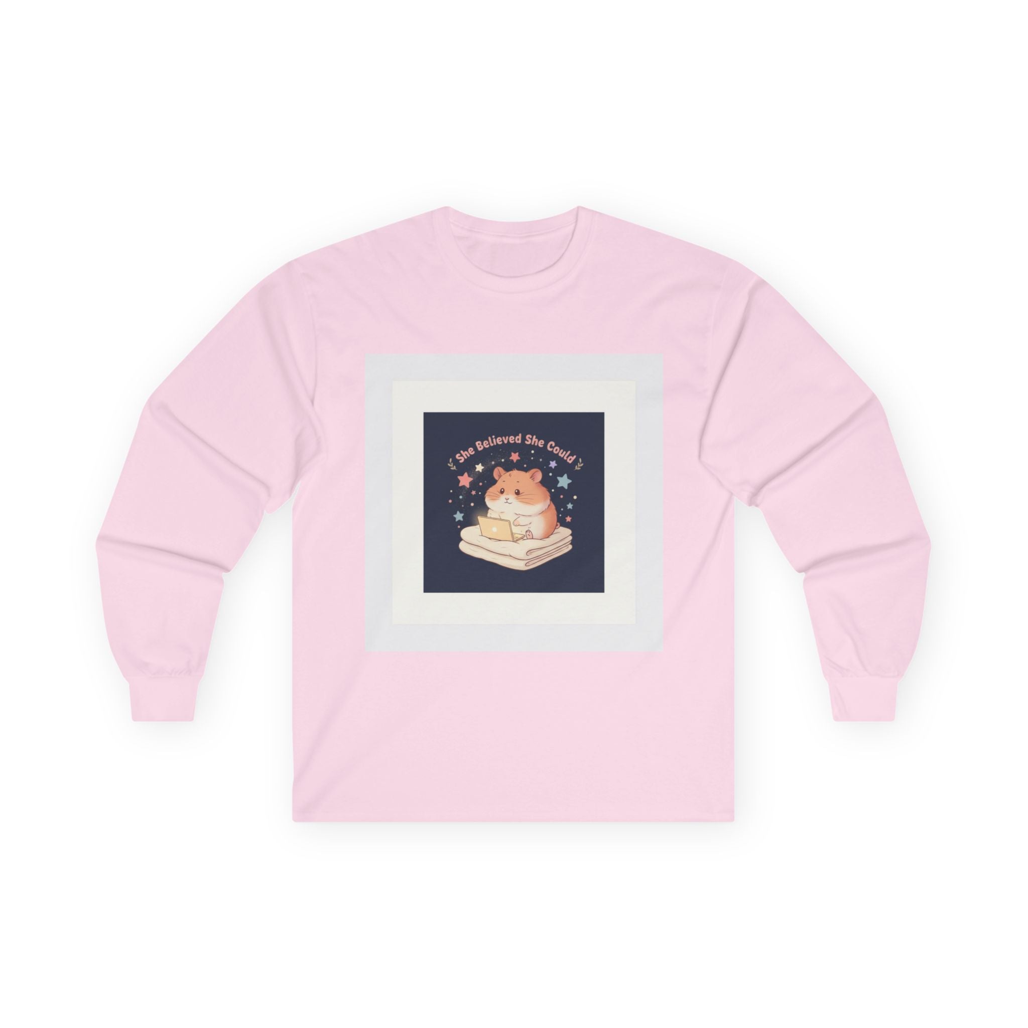 Bear Long Sleeve Tee – She Believed She Could