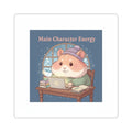 Hamster Kiss-Cut Sticker – Main Character Energy