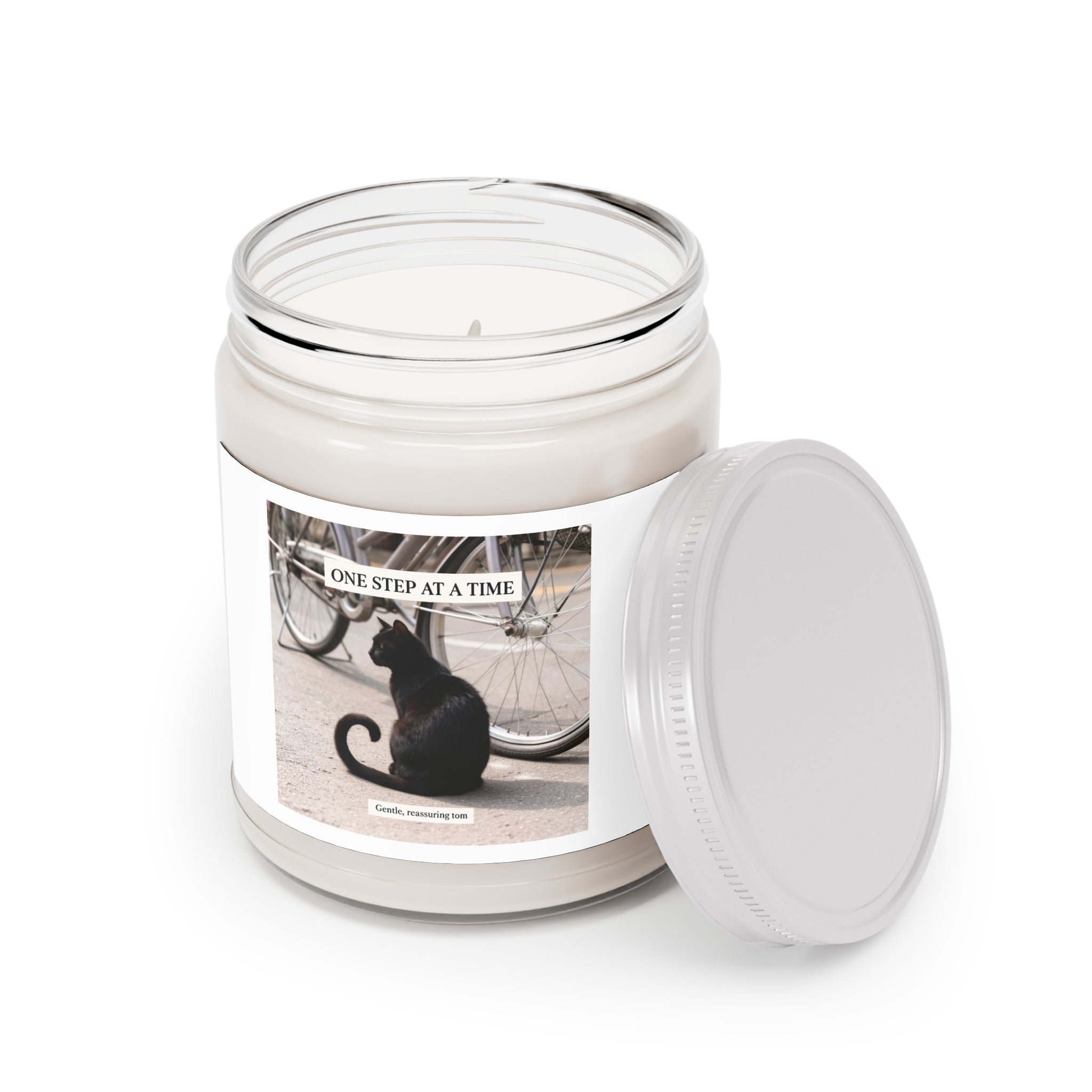 ONE STEP AT A TIME Cat Scented Candle