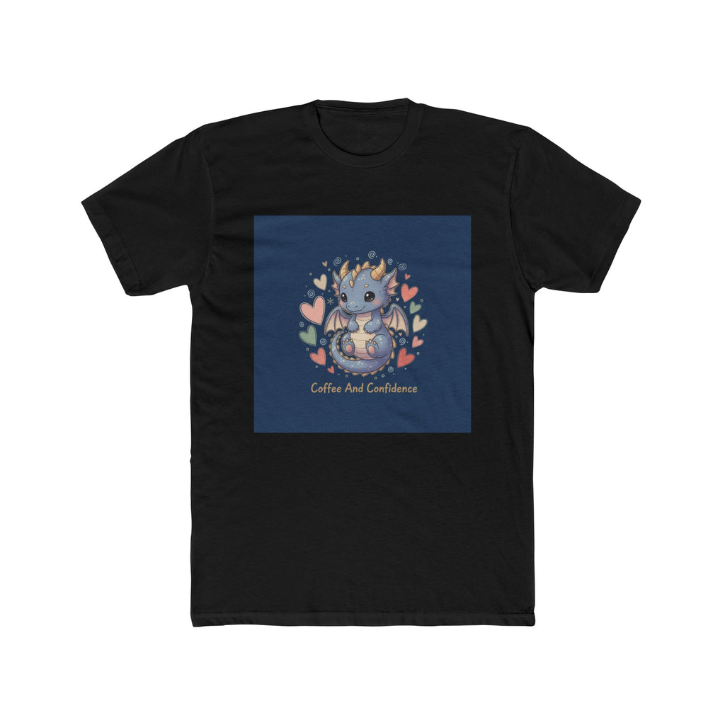 Coffee And Confidence Dragon Unisex Tee