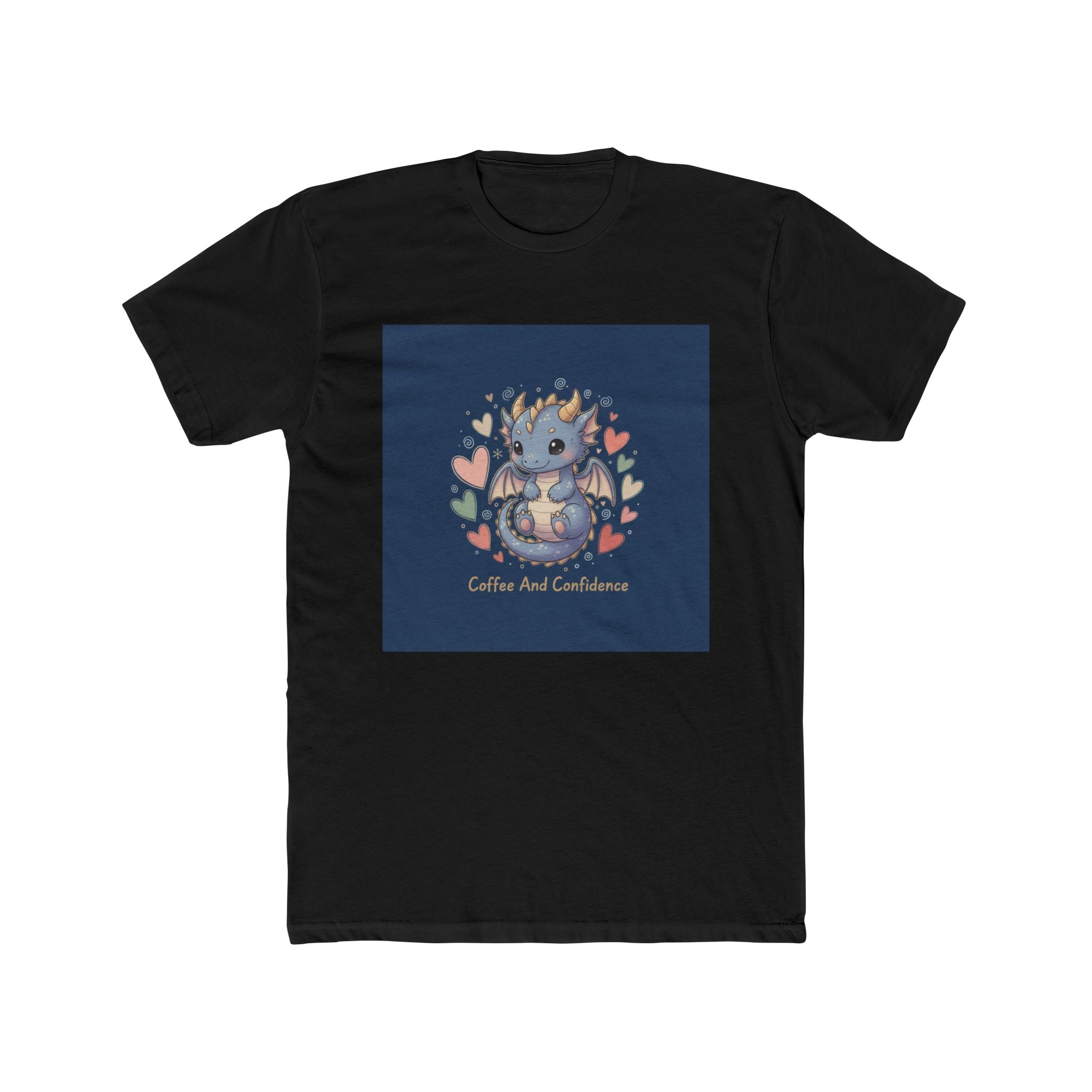 Coffee And Confidence Dragon Unisex Tee