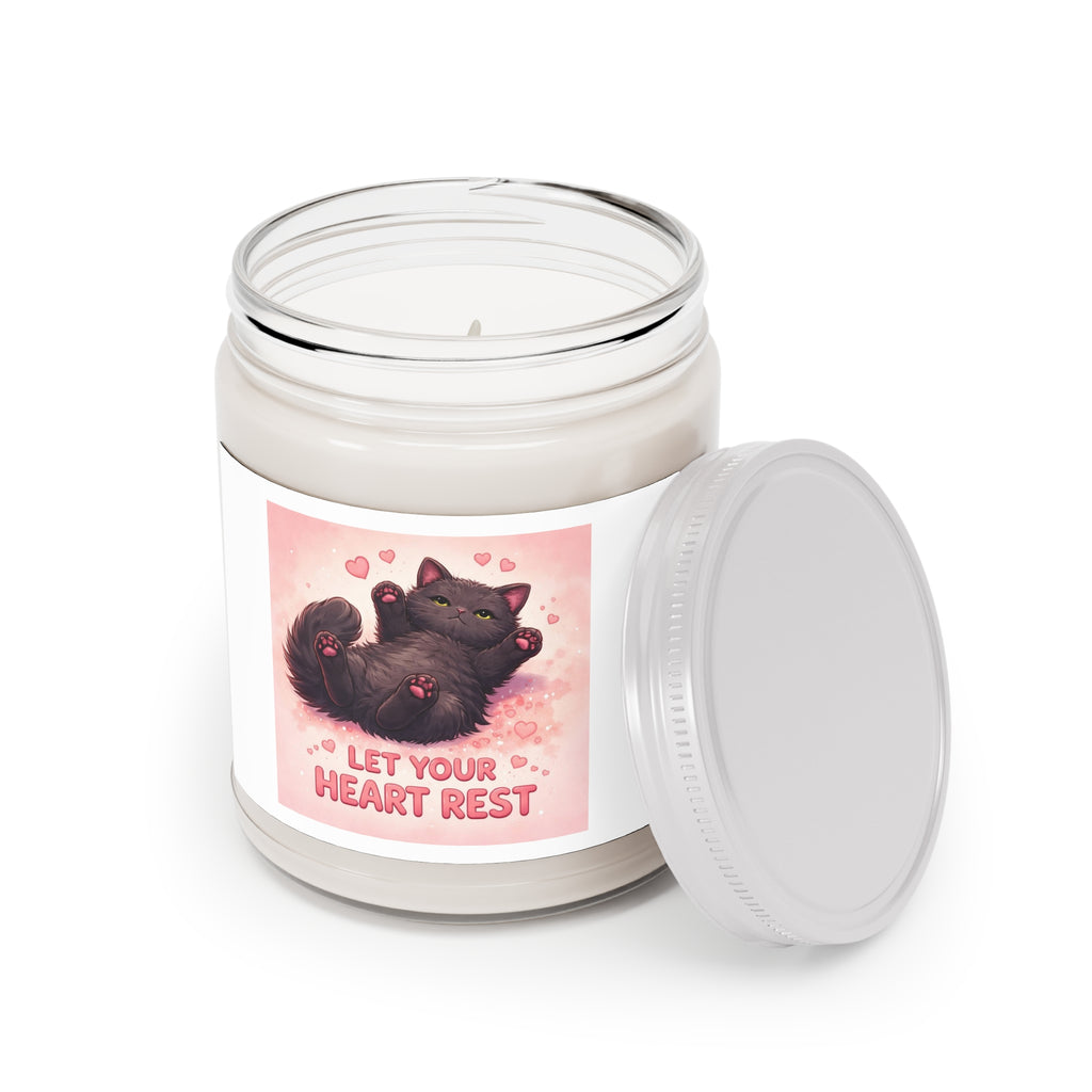 LET YOUR HEART REST Cat Scented Candle