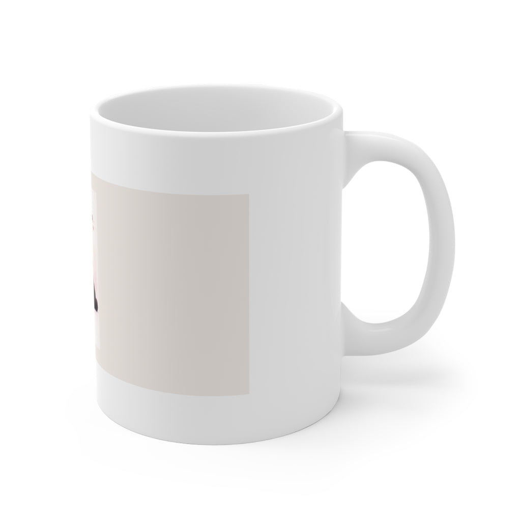 "YOU'RE NEVER TOO MUCH" Black Cat Mug | College Girl Gift | Fashion | KayKay Classics