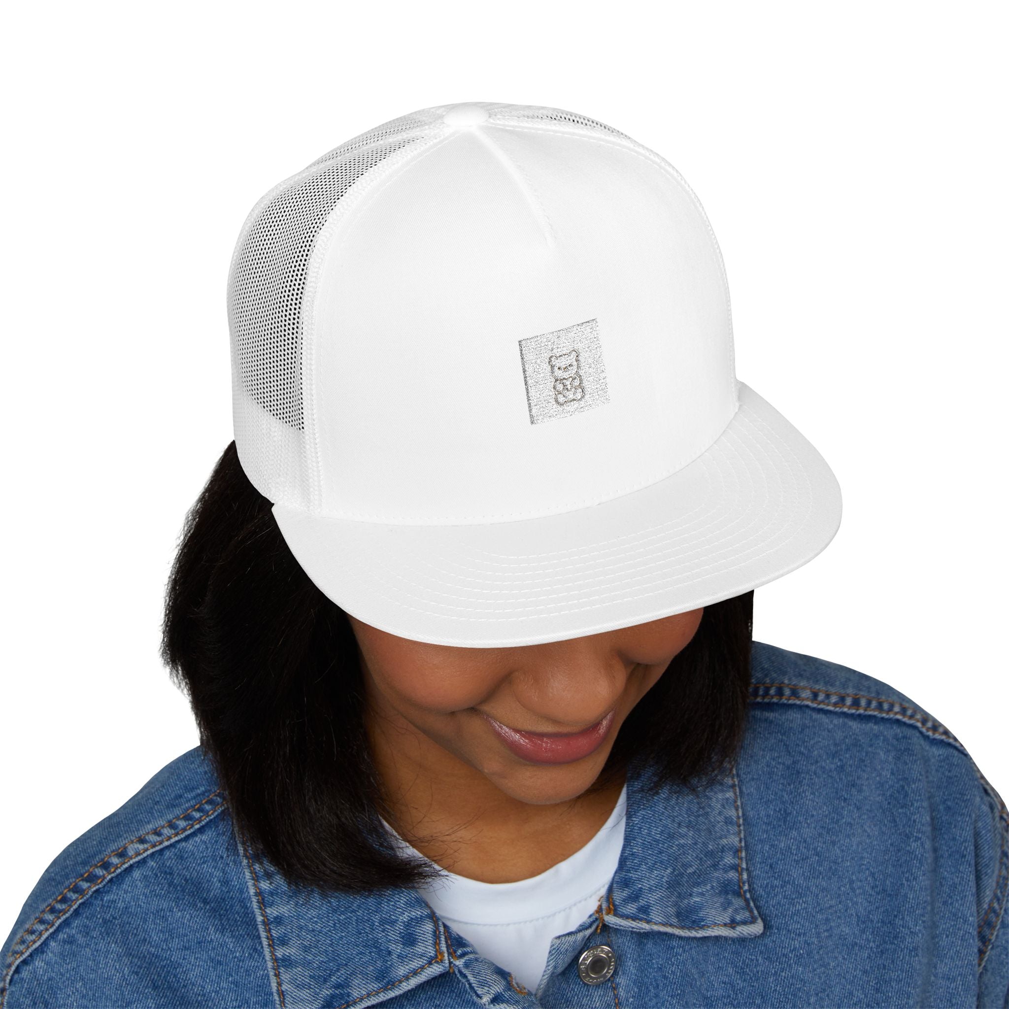 "BE KIND TO YOURSELF" Black Cat Trucker Cap | College Girl Gift | Fashion | KayKay Classics