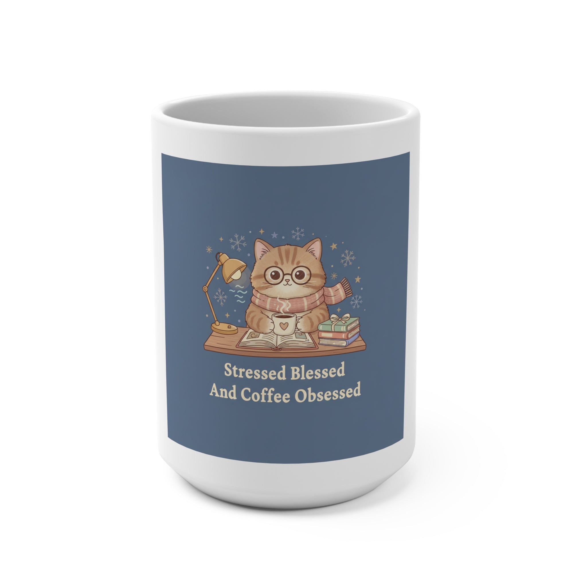 Bear Mug 15oz – Stressed Blessed and Coffee Obsessed