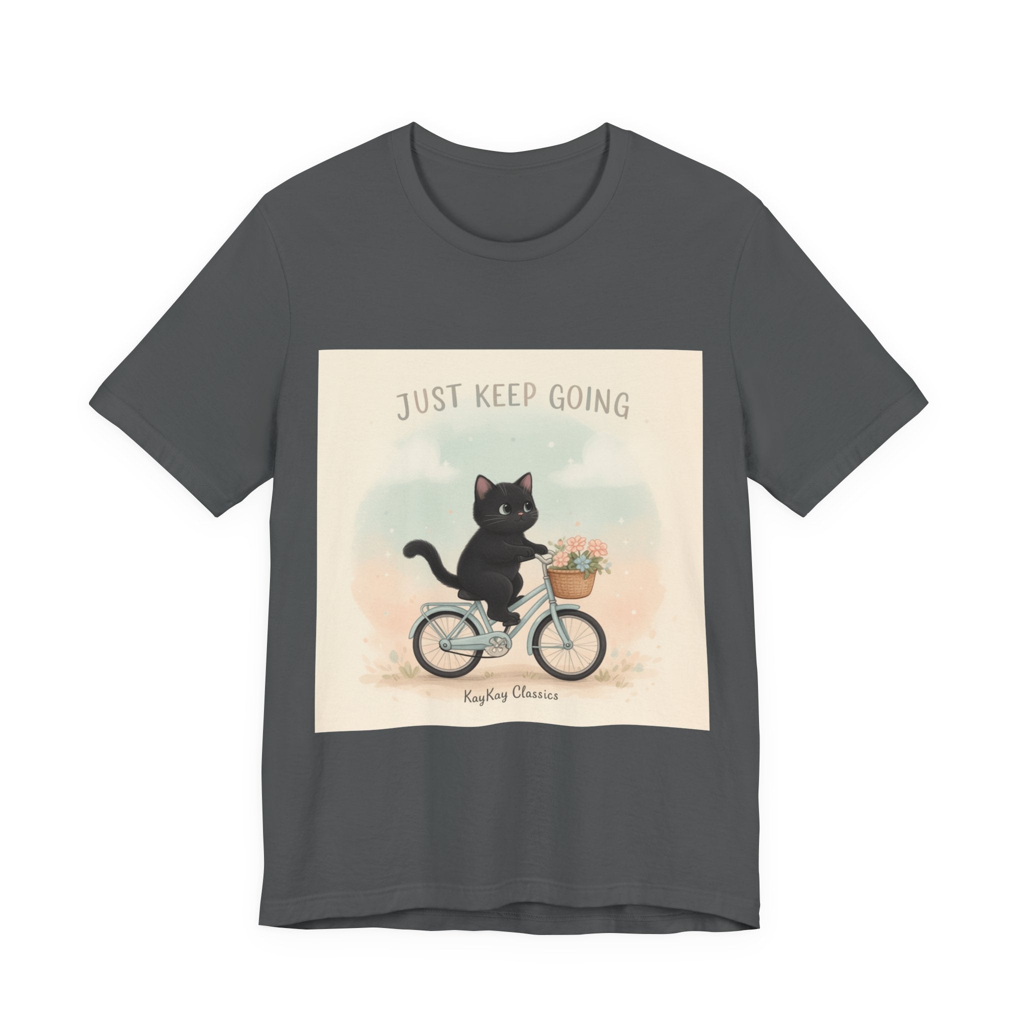 "Design" Black Cat Women Tee | College Girl Gift | Fashion | KayKay Classics