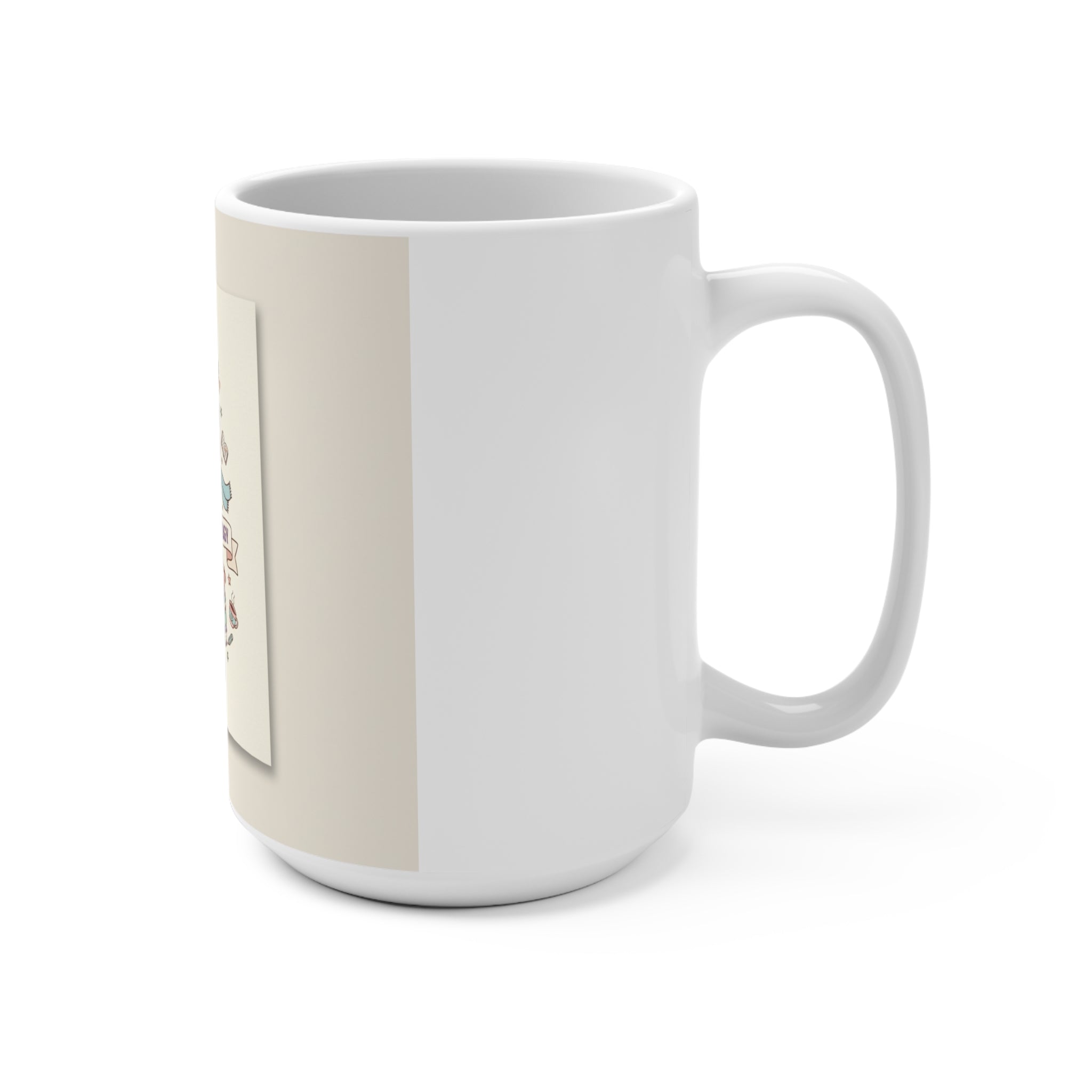 BIG BRAIN ENERGY Giraffe Mug 15oz
