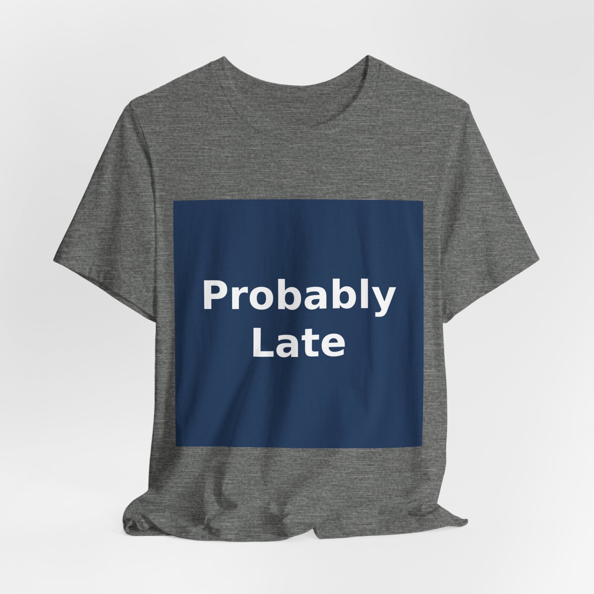 "Probably Late" Black Cat Women Tee | College Girl Gift | Fashion | KayKay Classics