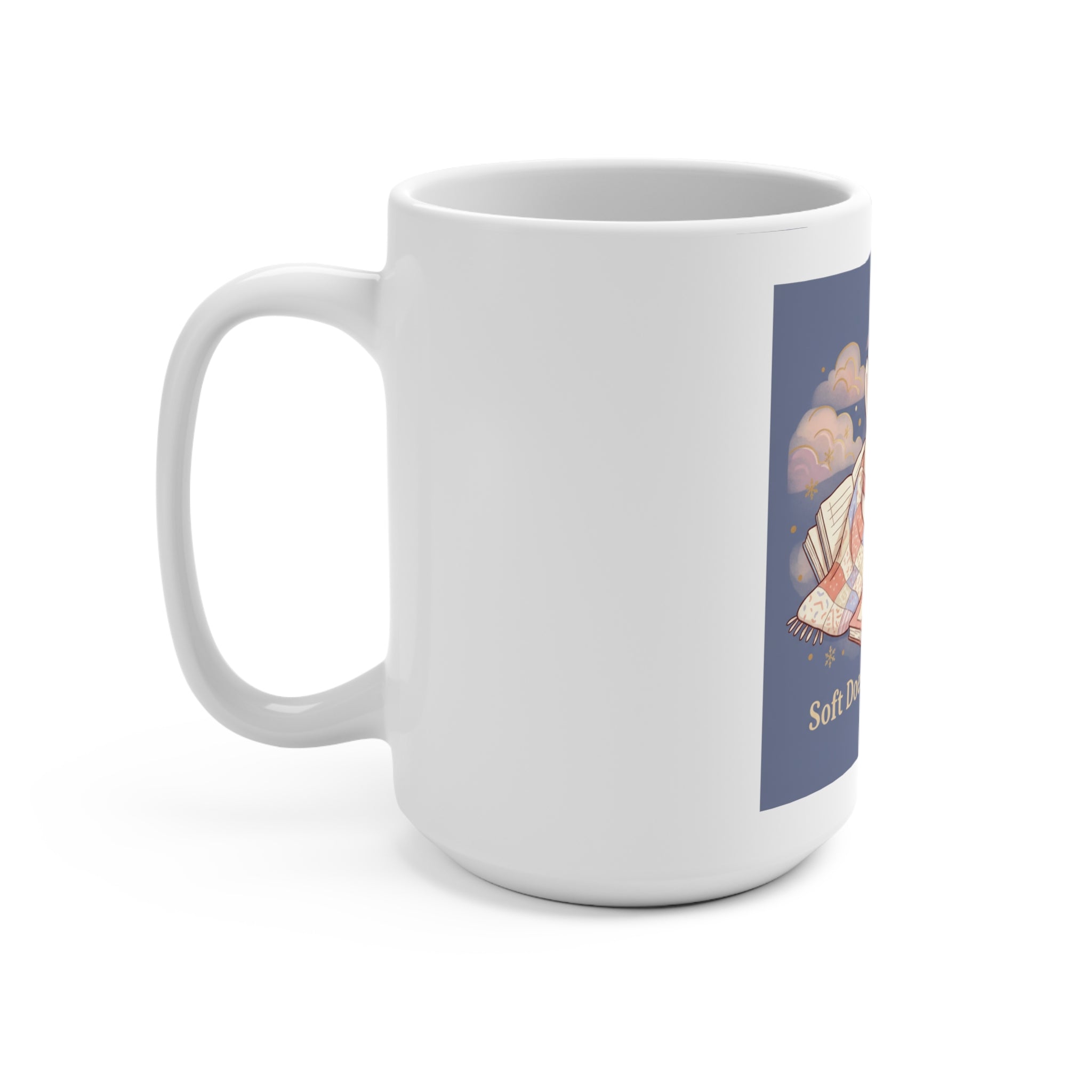 Bear Mug 15oz – Soft Doesnt Mean Weak