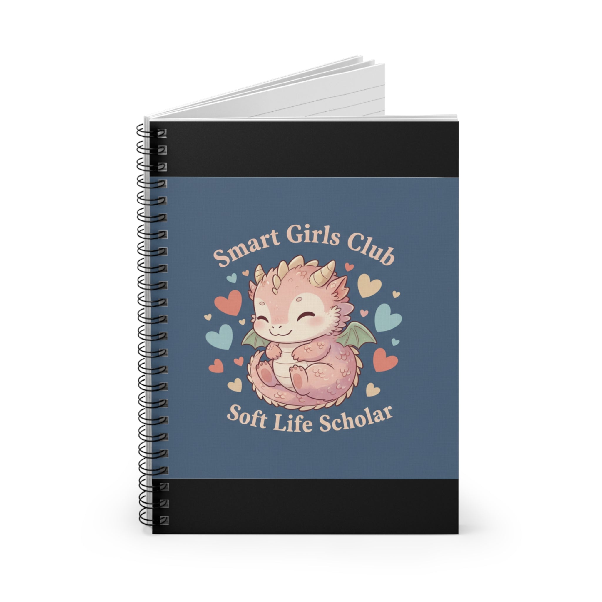 Dragon Spiral Notebook – Smart Girls Club Soft Life Scholar