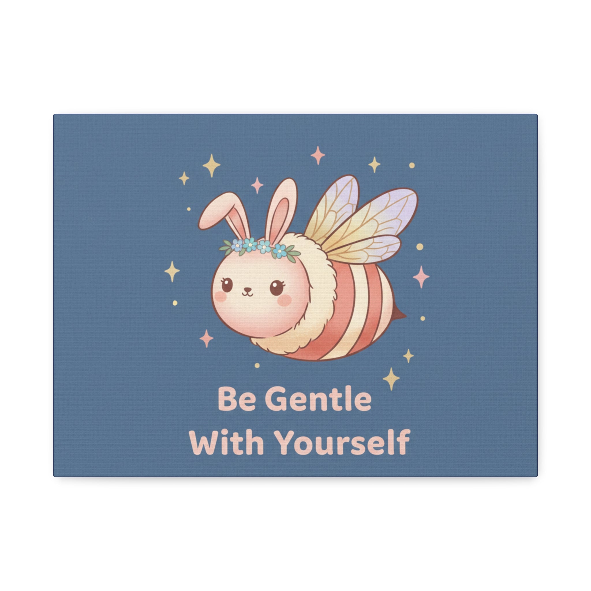 Honeybee Canvas Print – Be Gentle With Yourself