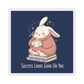 Rabbit Die-Cut Sticker – Success Looks Good on You