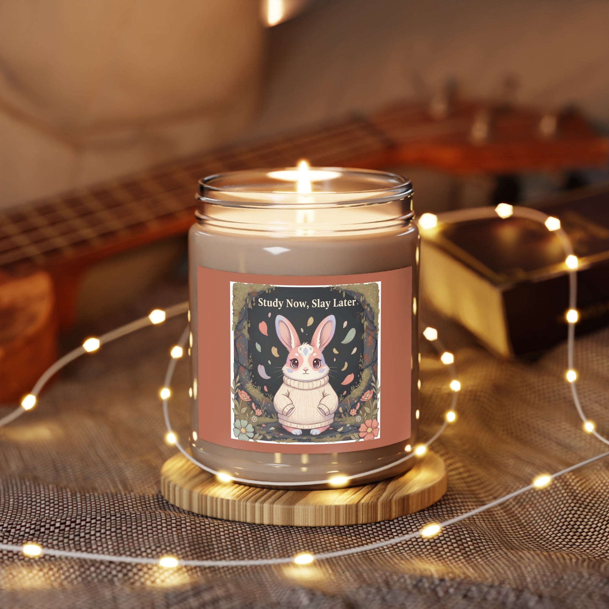 Bunny Scented Candle – Study Now Slay Later