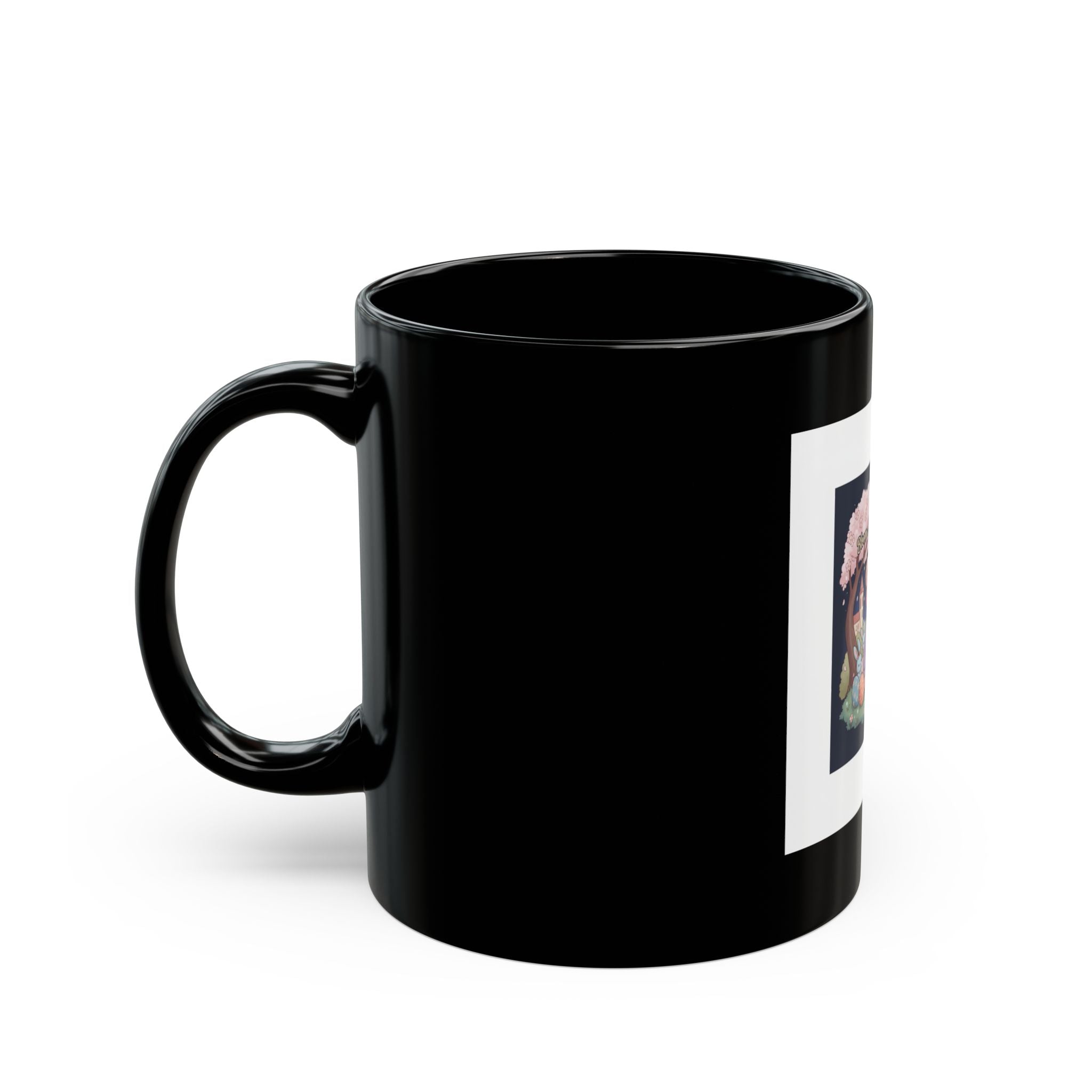 Bear Black Mug 11oz – Bloom at Your Own Pace