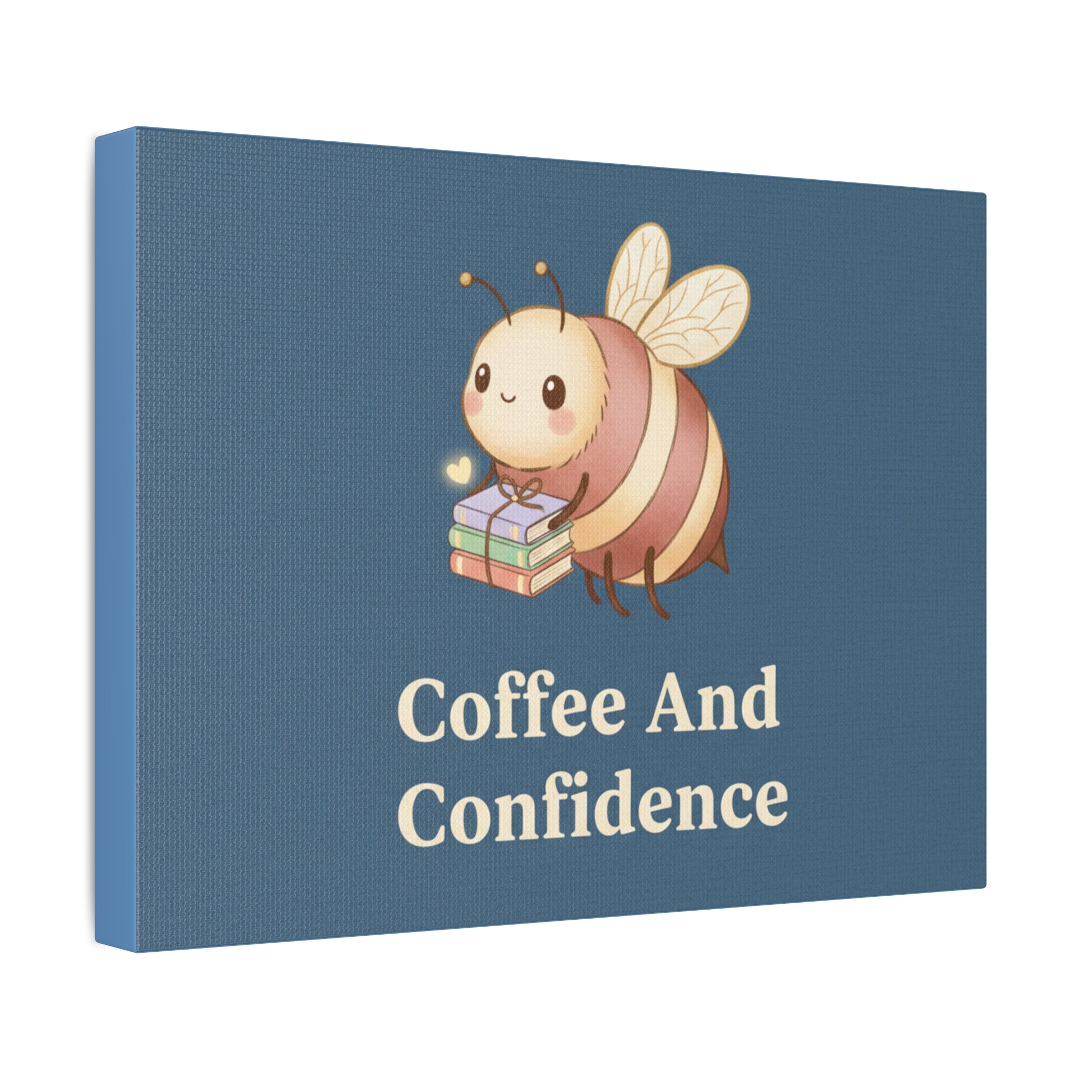 Bee Canvas Print – Coffee and Confidence