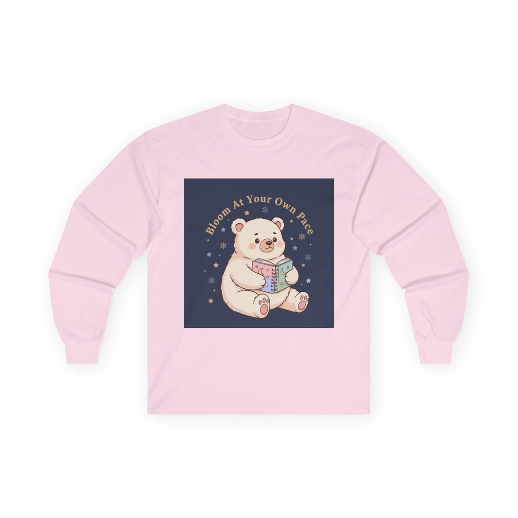 Bear Long Sleeve Tee – Bloom at Your Own Pace