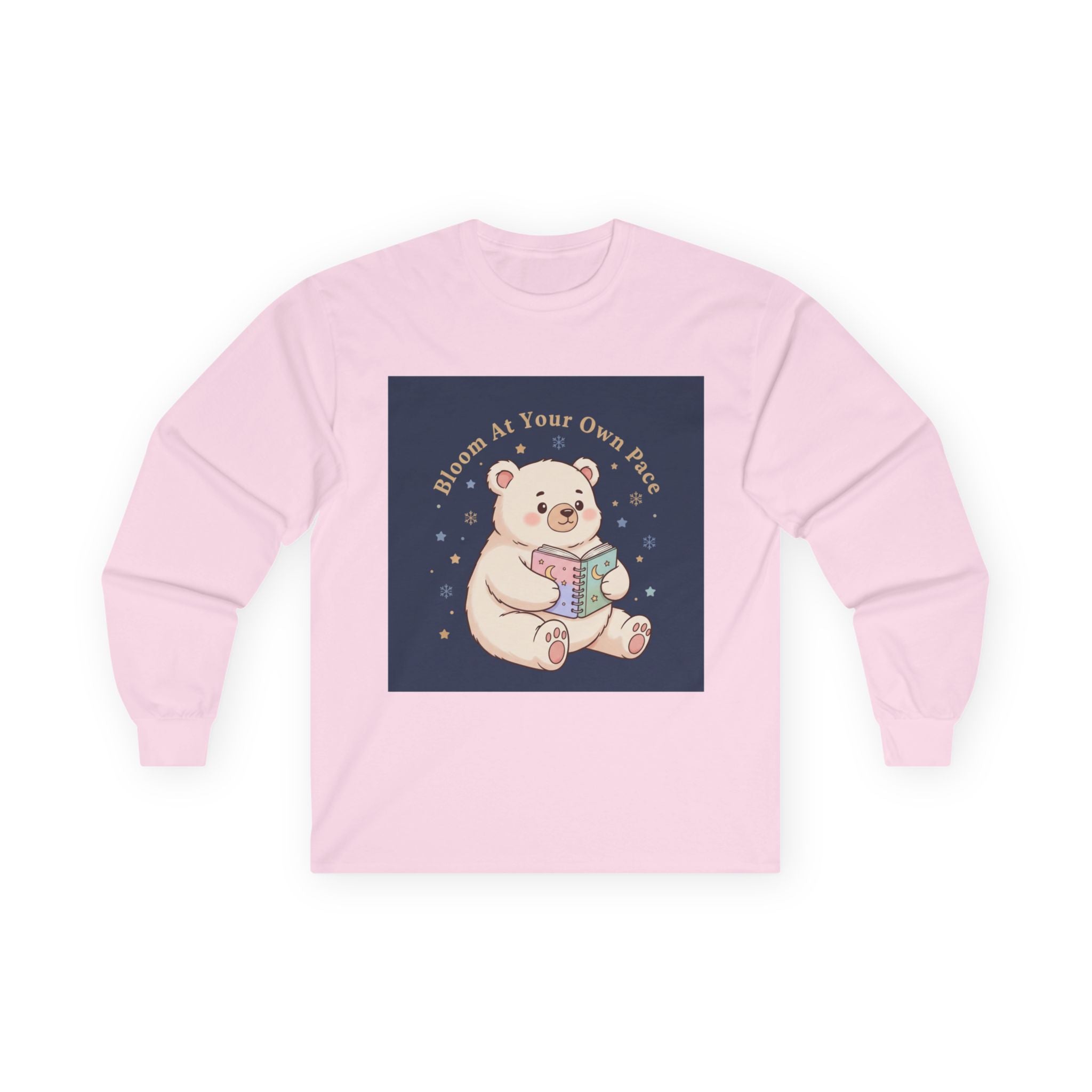 Bear Long Sleeve Tee – Bloom at Your Own Pace