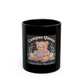 Bear Black Mug 11oz – Campus Queen Study Now Slay Later