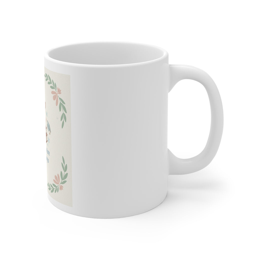 Library Days Are The Best Days Rabbits Mug 11oz