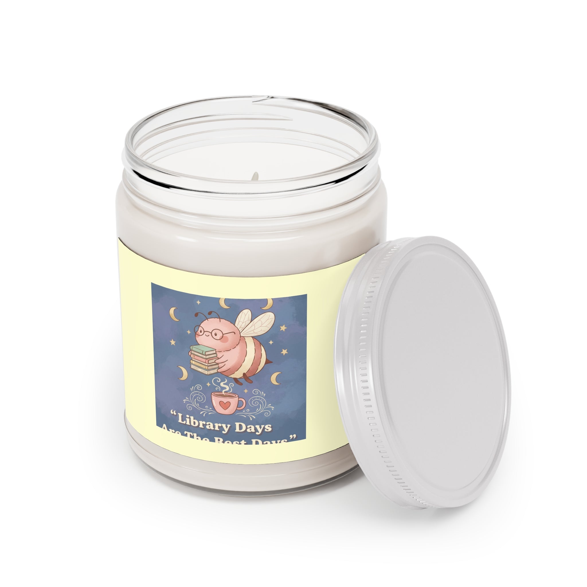 Bee Scented Candle – Library Days Are the Best Days