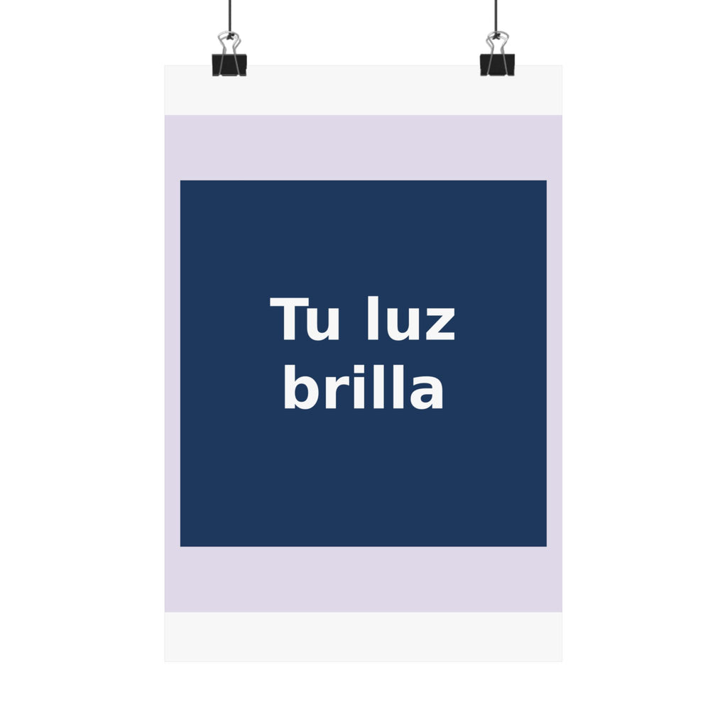 "Tu luz brilla" Black Cat Poster | Trendy Gift for Her | Lifestyle | KayKay Classics