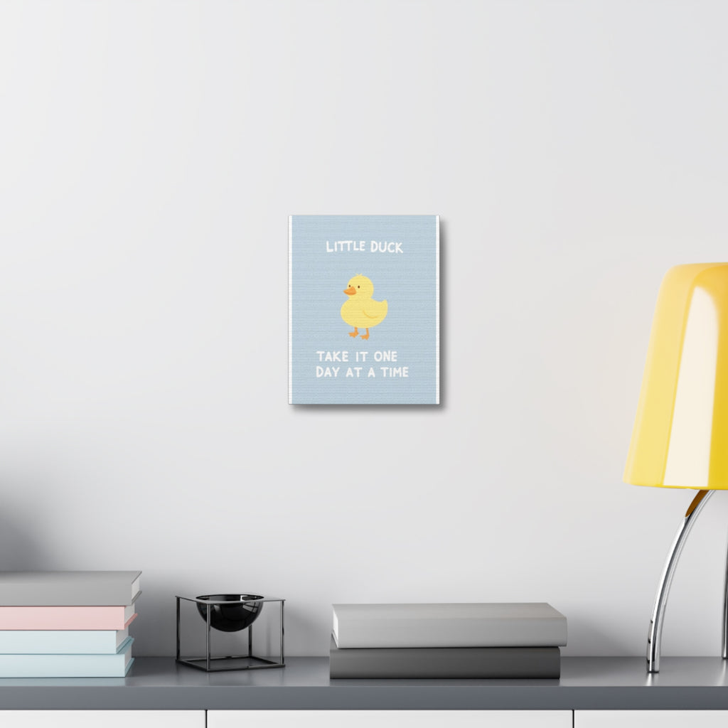 Little Yelllow Duck" take on day at a time Canvas
