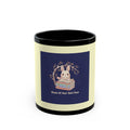 Rabbit Black Mug 11oz – Bloom at Your Own Pace