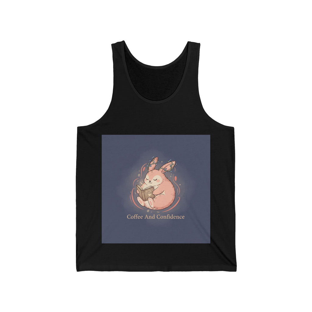 Bunny Tank Top – Coffee and Confidence