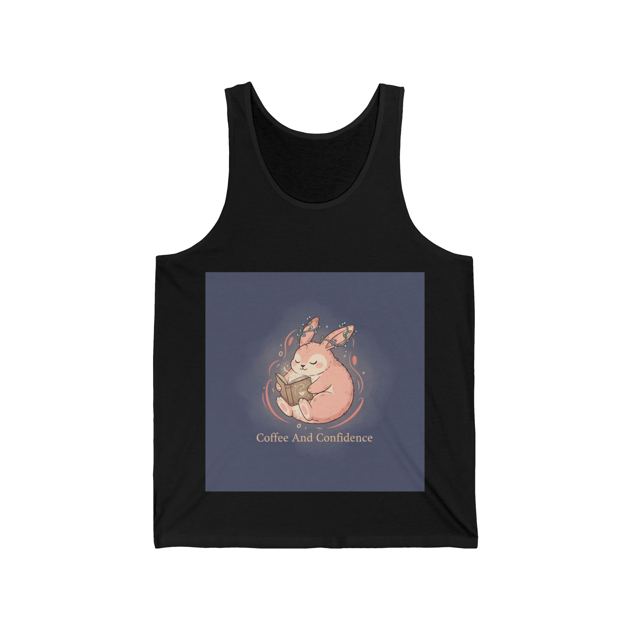 Bunny Tank Top – Coffee and Confidence