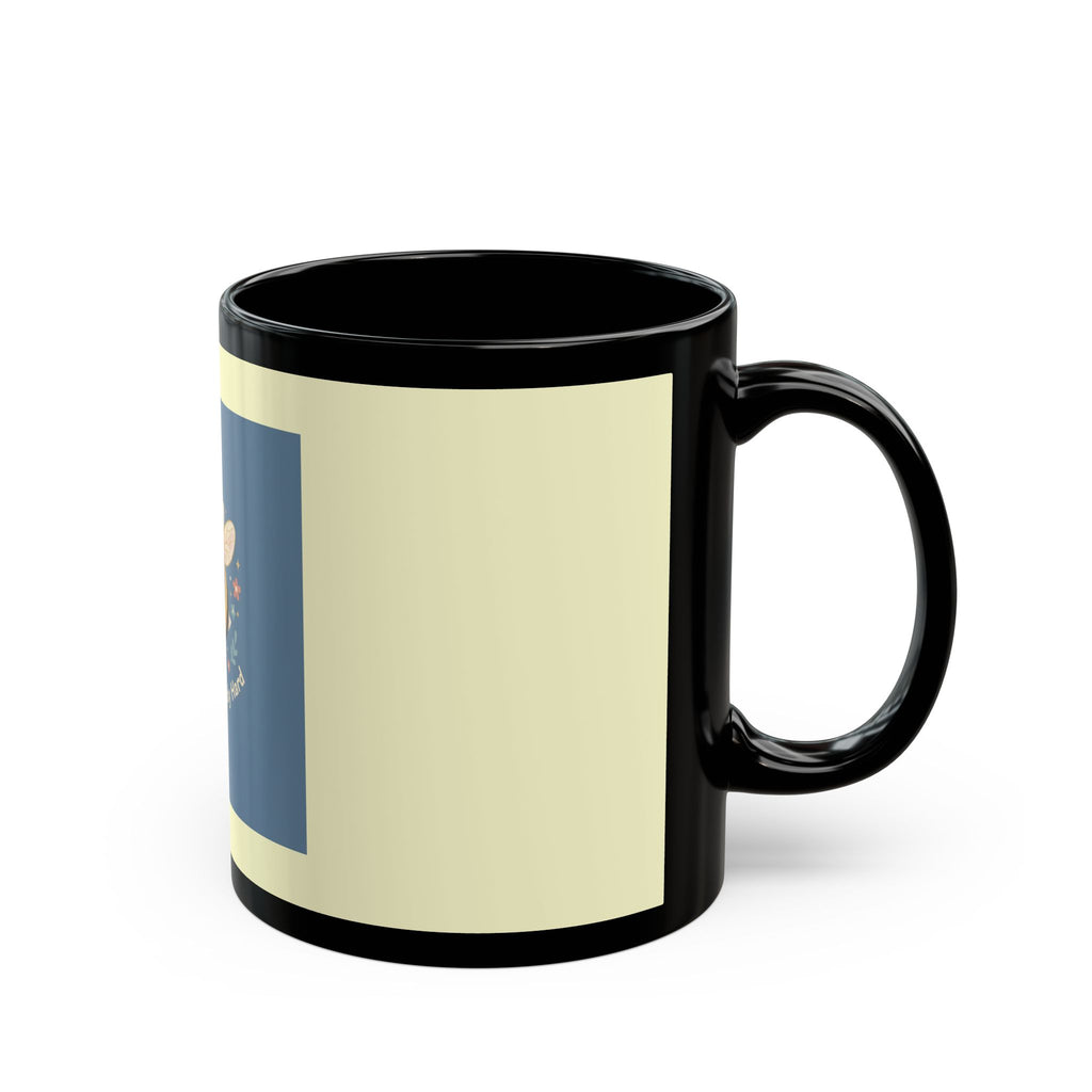 Bee Black Mug 11oz – Dream Big Study Hard