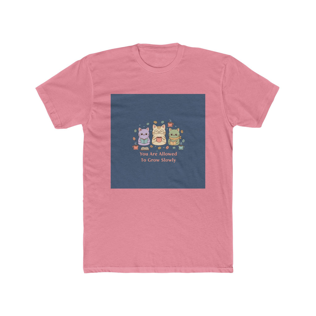 Cats With Glasses Unisex Tee – You Are Allowed to Grow Slowly