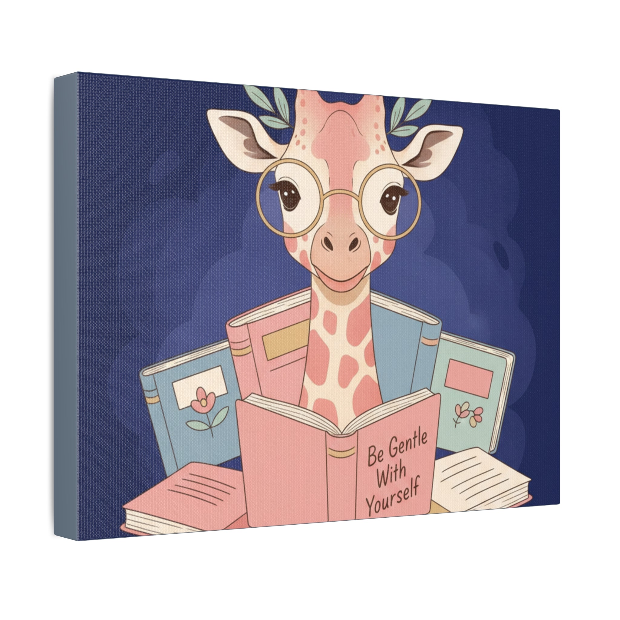 Giraffe Canvas Print – Be Gentle With Yourself