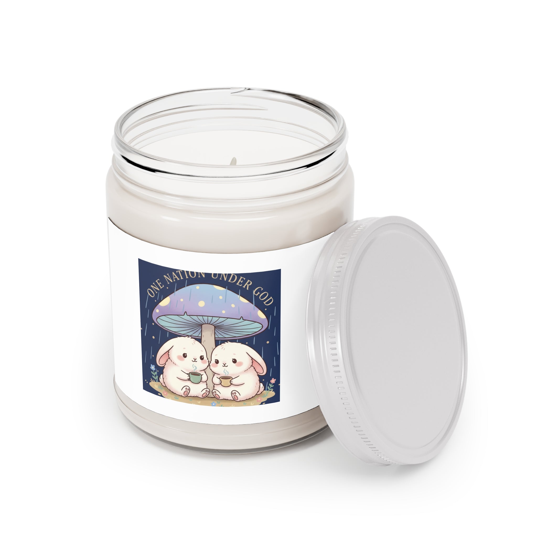 Two Cute Bunnies Scented Candle – One Nation Under God
