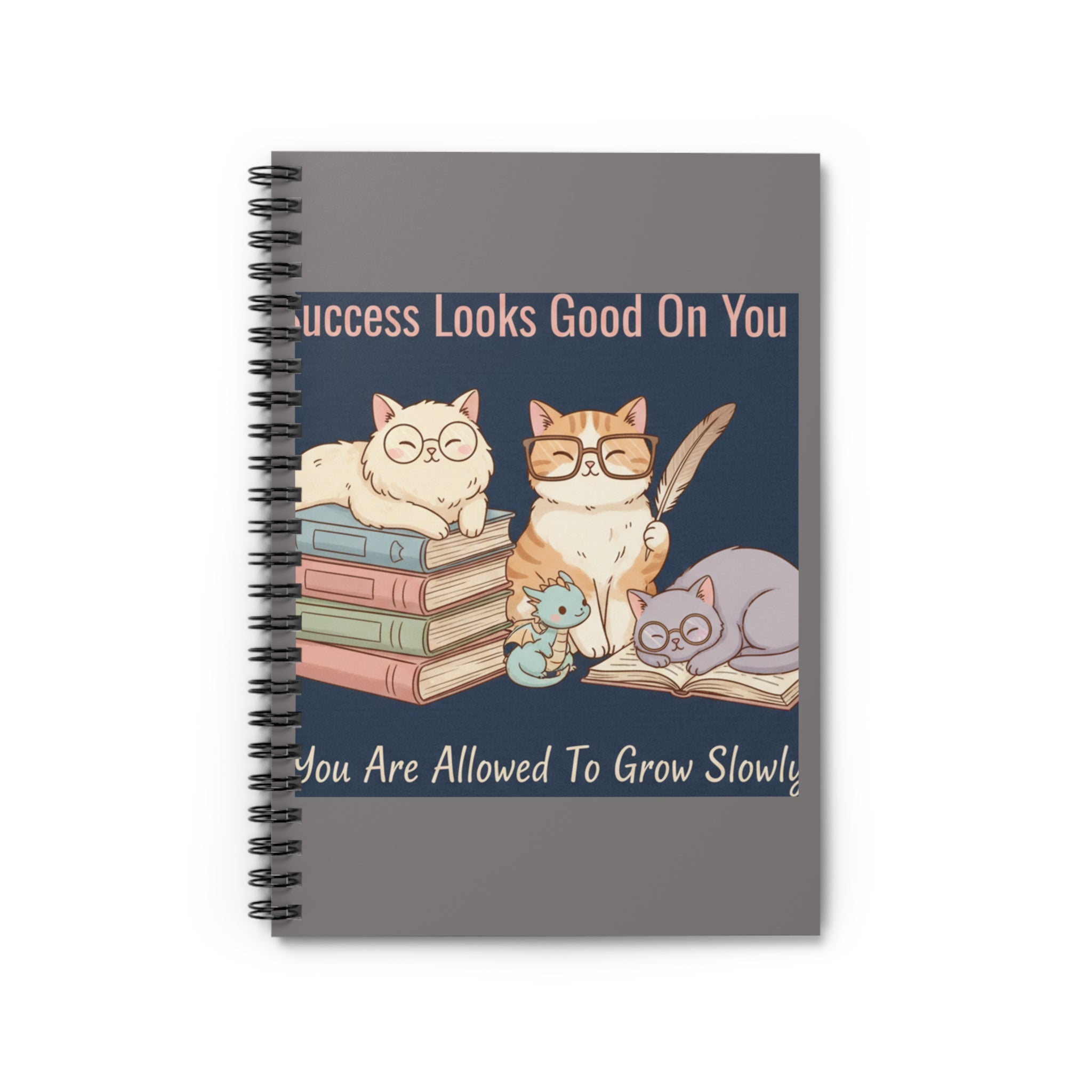 Bunny Spiral Notebook – Success Looks Good on You You Are Allowe