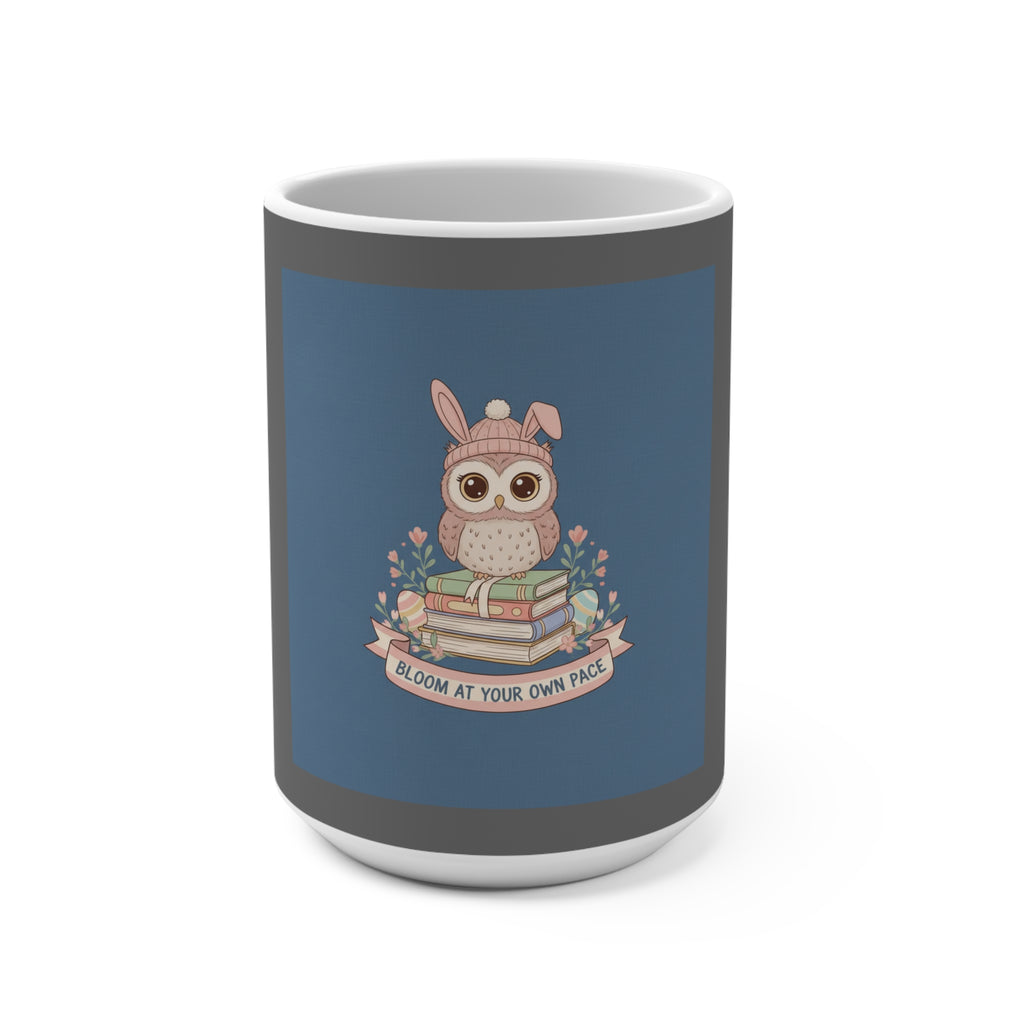Bunny Mug 15oz – Bloom at Your Own Pace