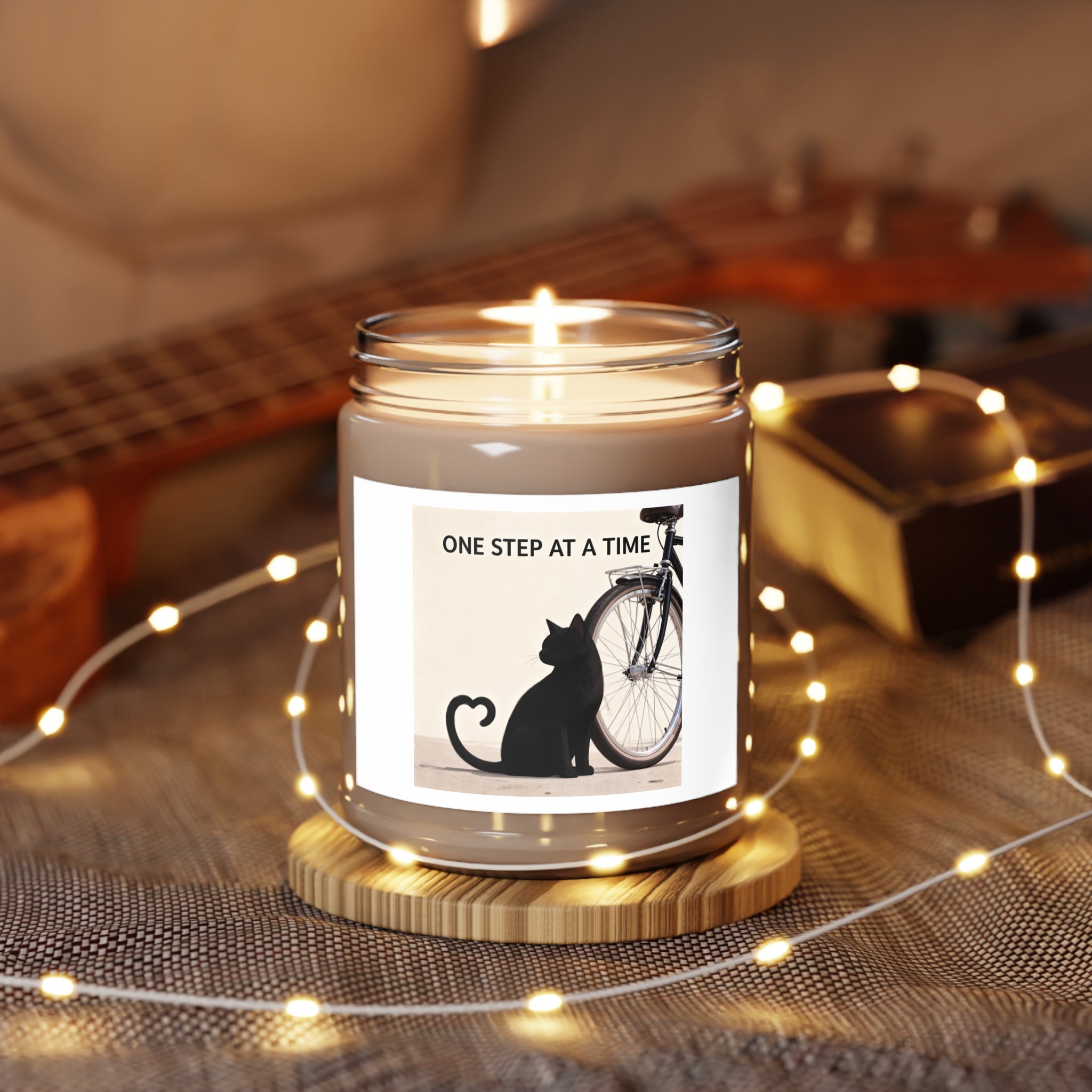 ONE STEP AT A TIME Cat Scented Candle