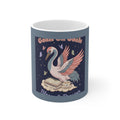 Crane Mug 11oz – Goals on Goals Bloom Prosper