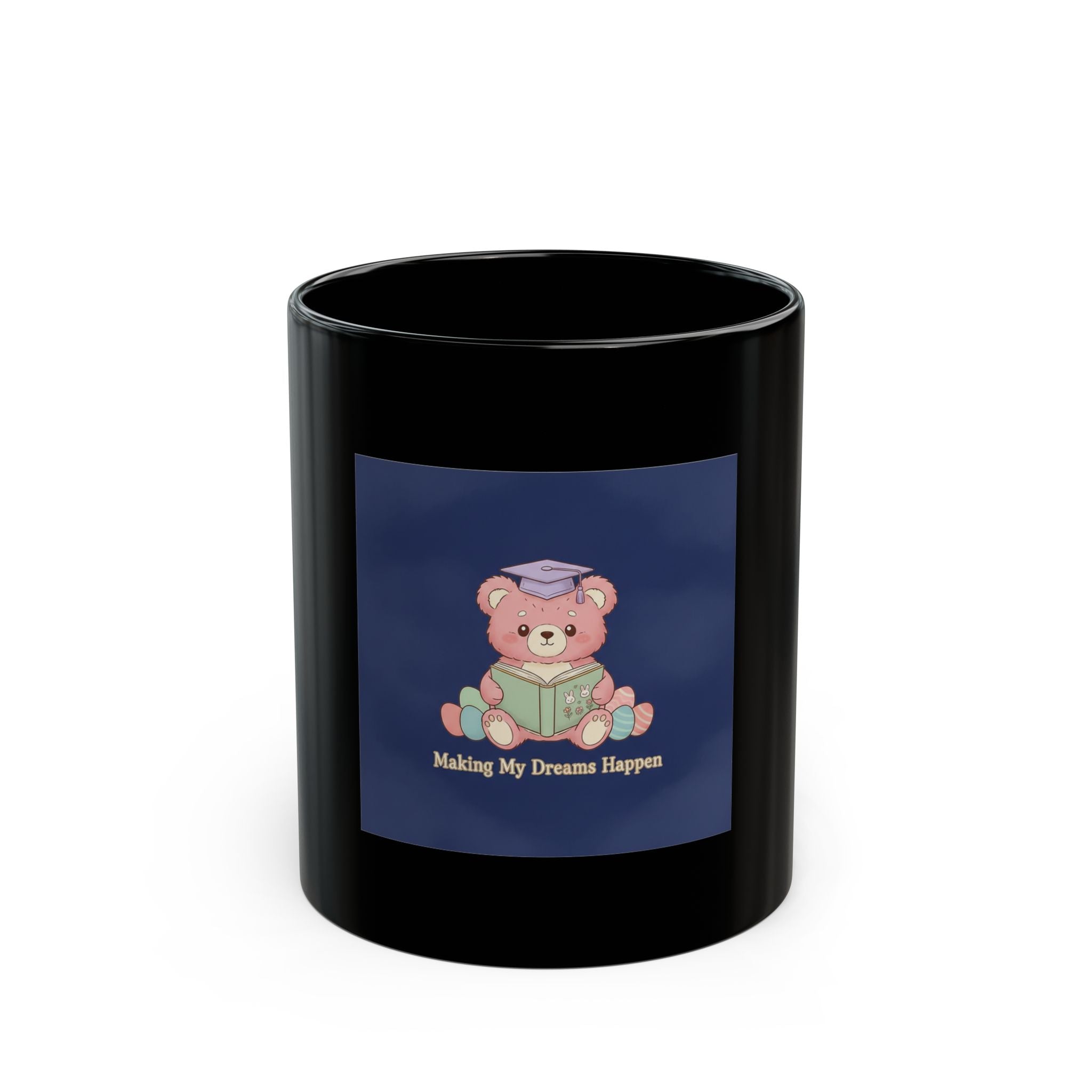 Bear Black Mug 11oz – Making My Dreams Happen