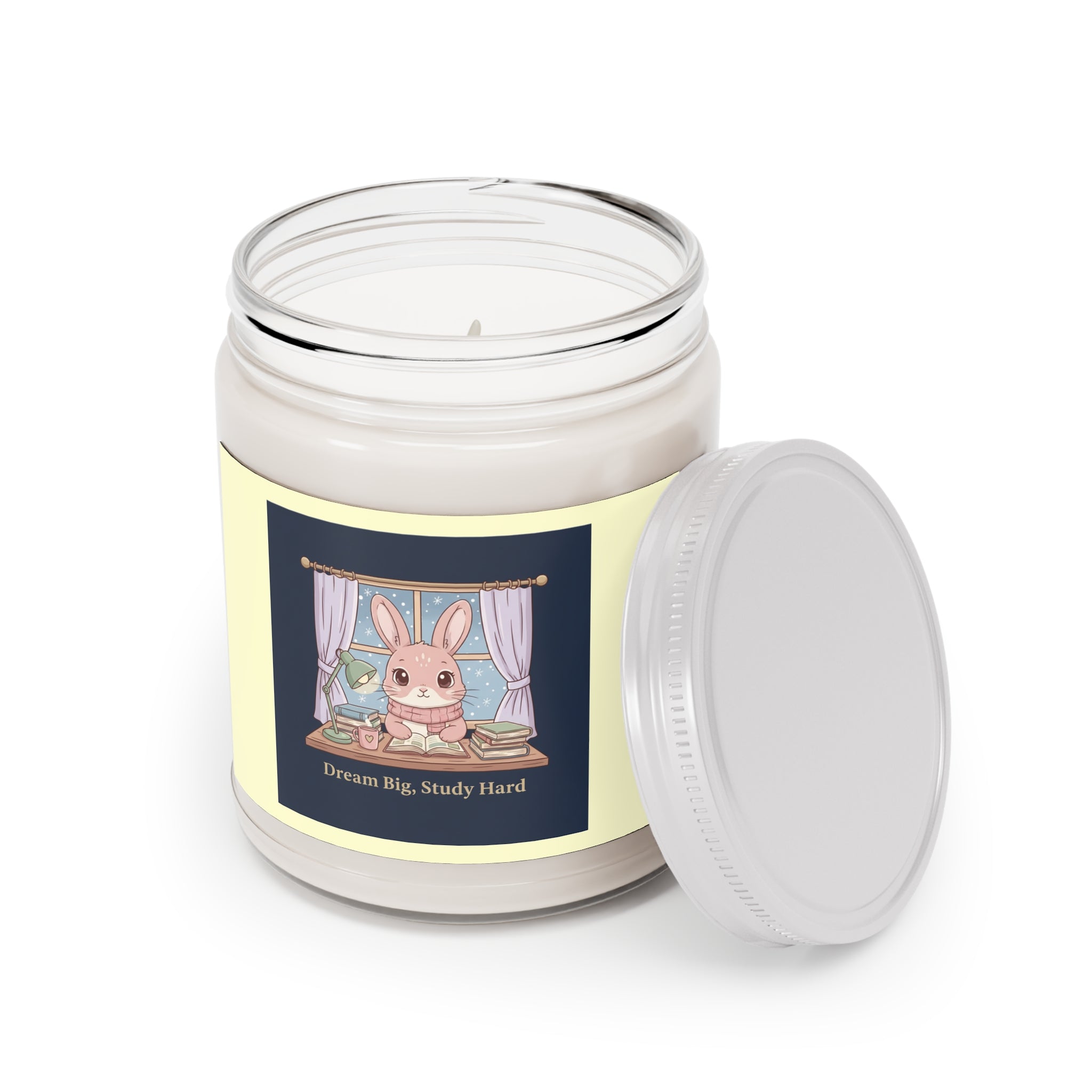 Bunny Scented Candle – Dream Big Study Hard