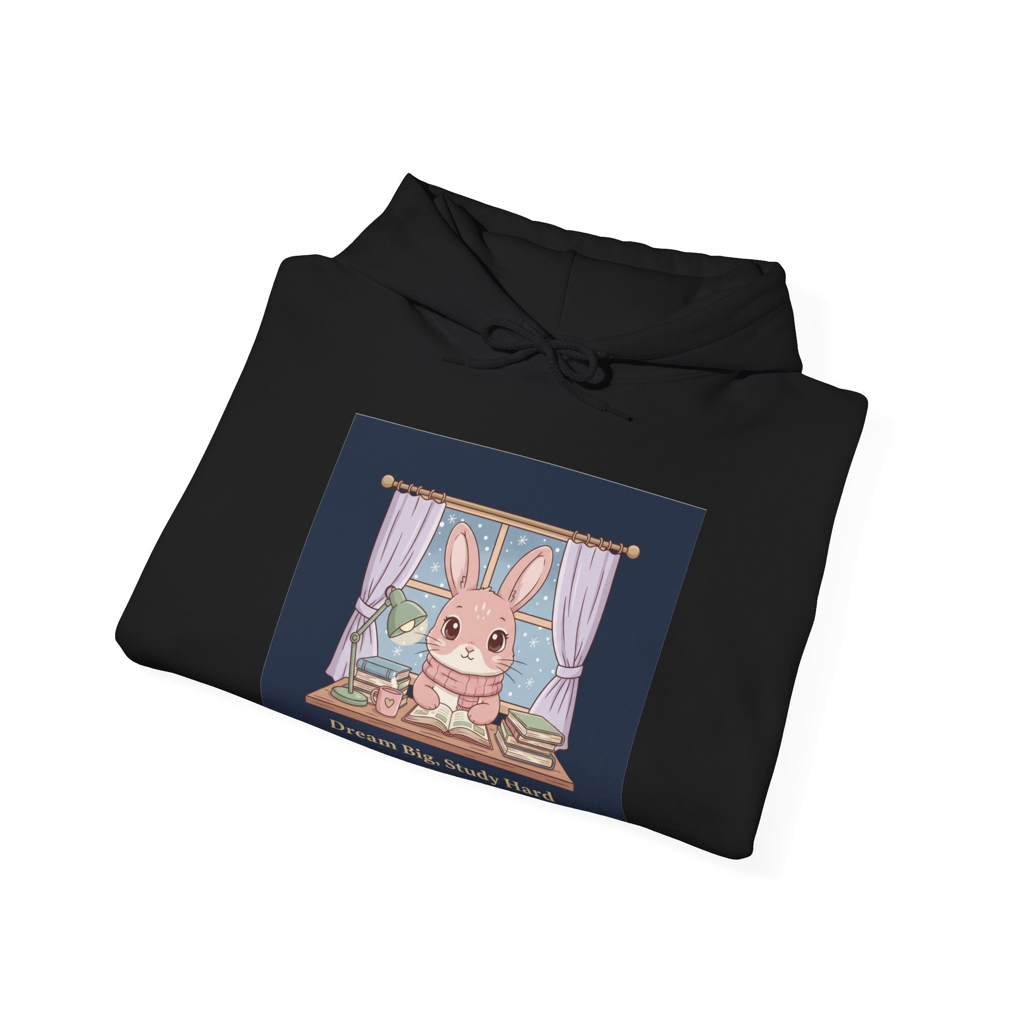 Bunny Hoodie – Dream Big Study Hard