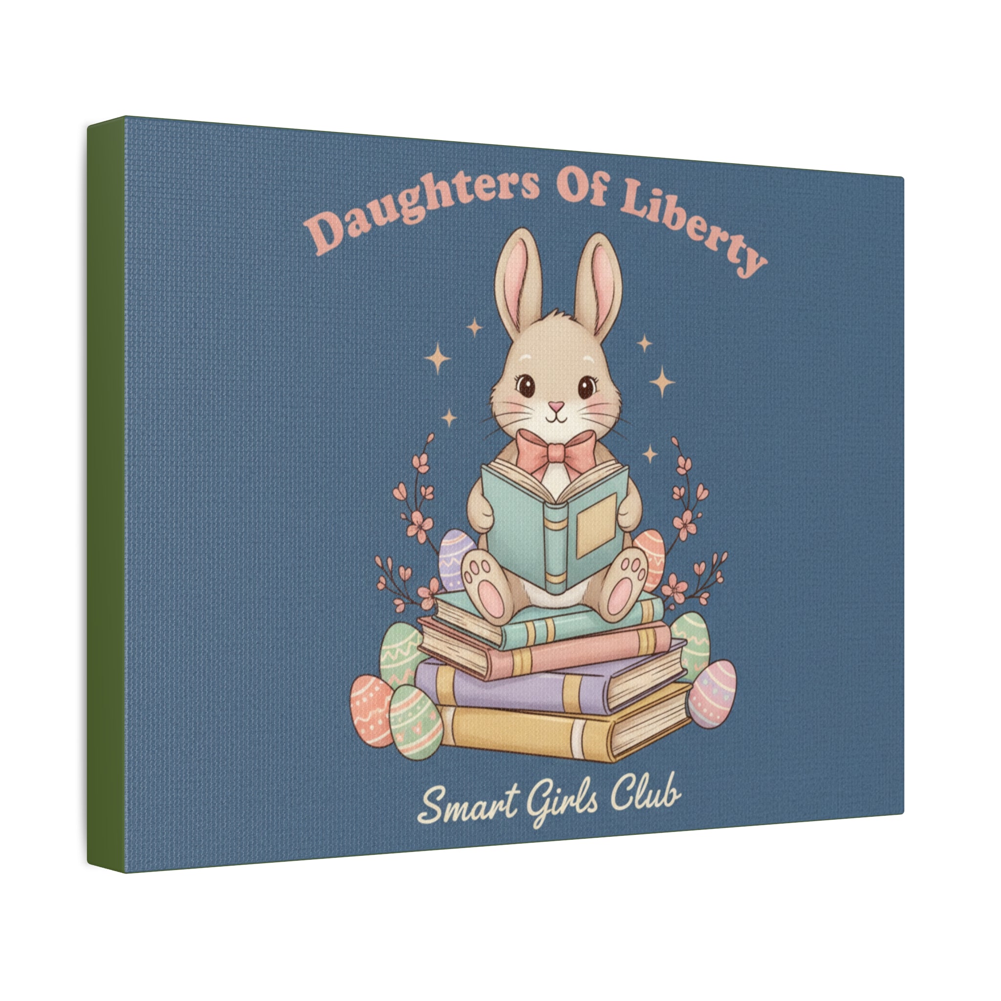 Bunny Canvas Print – Daughters of Liberty Smart Girls Club
