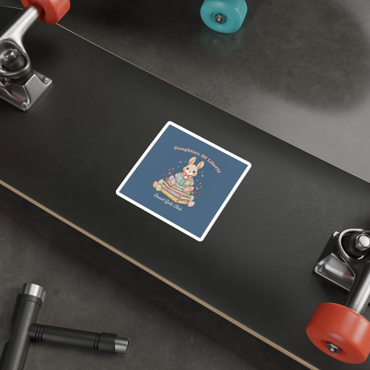 Bunny Die-Cut Sticker – Daughters of Liberty Smart Girls Club