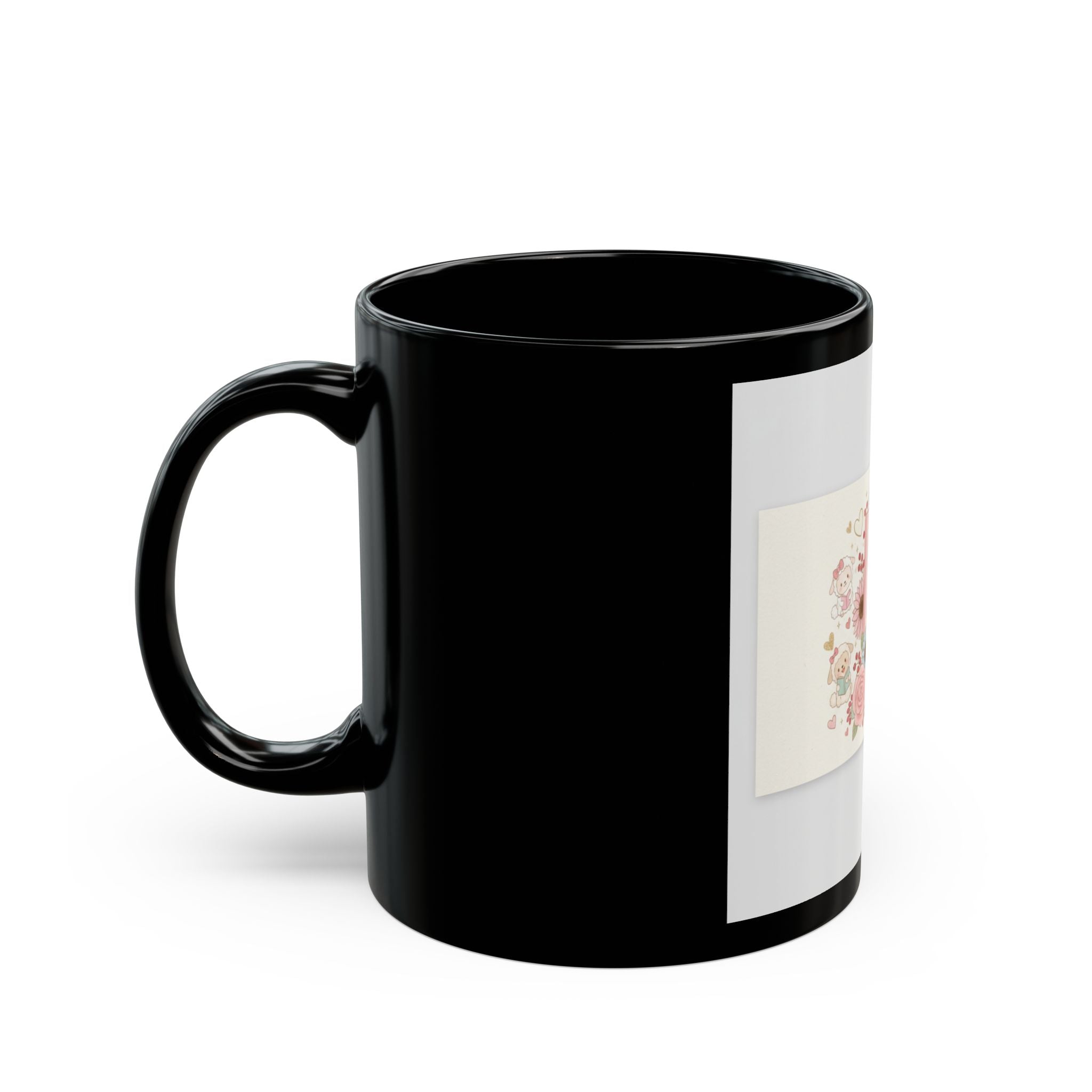 Goals On Goals Dog Black Mug 11oz
