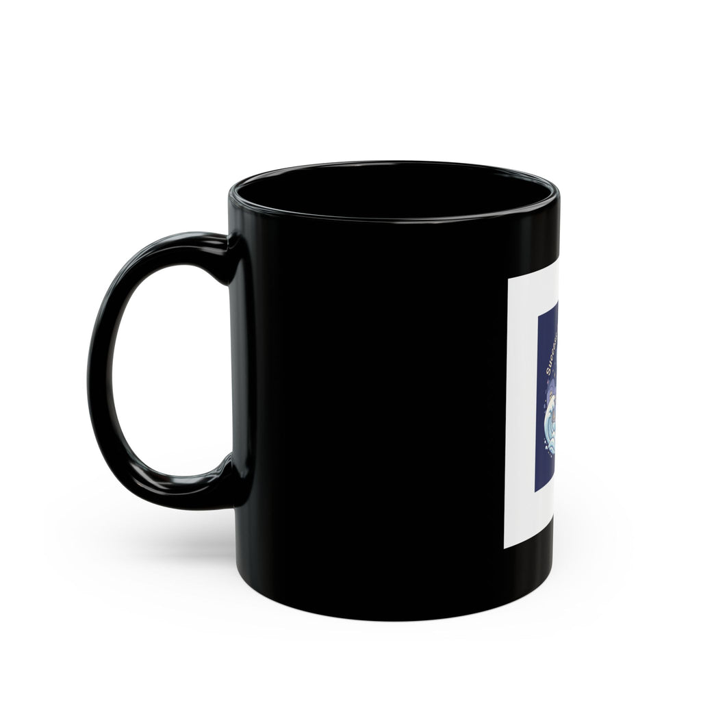 Bunny Black Mug 11oz – Success Looks Good on You