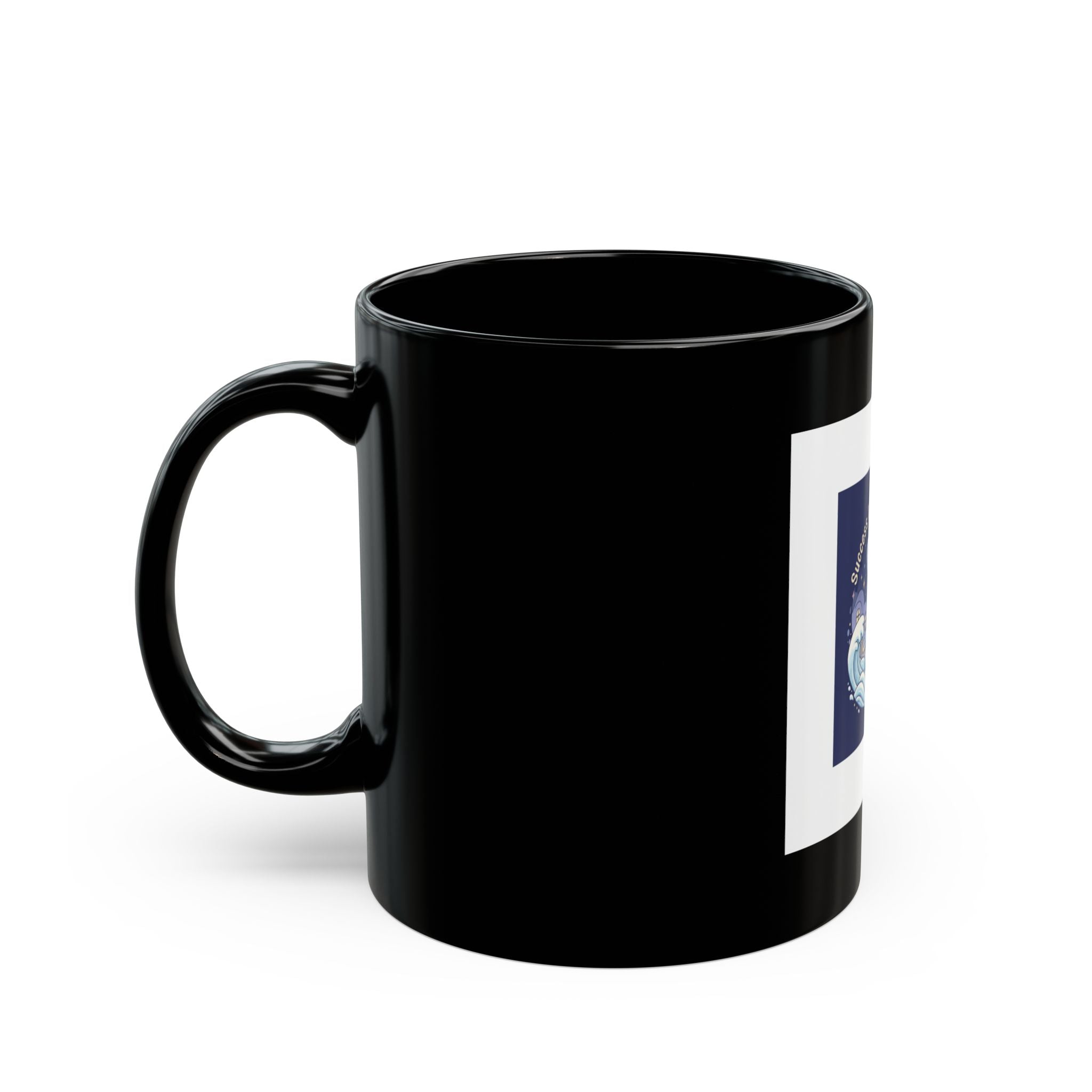 Bunny Black Mug 11oz – Success Looks Good on You